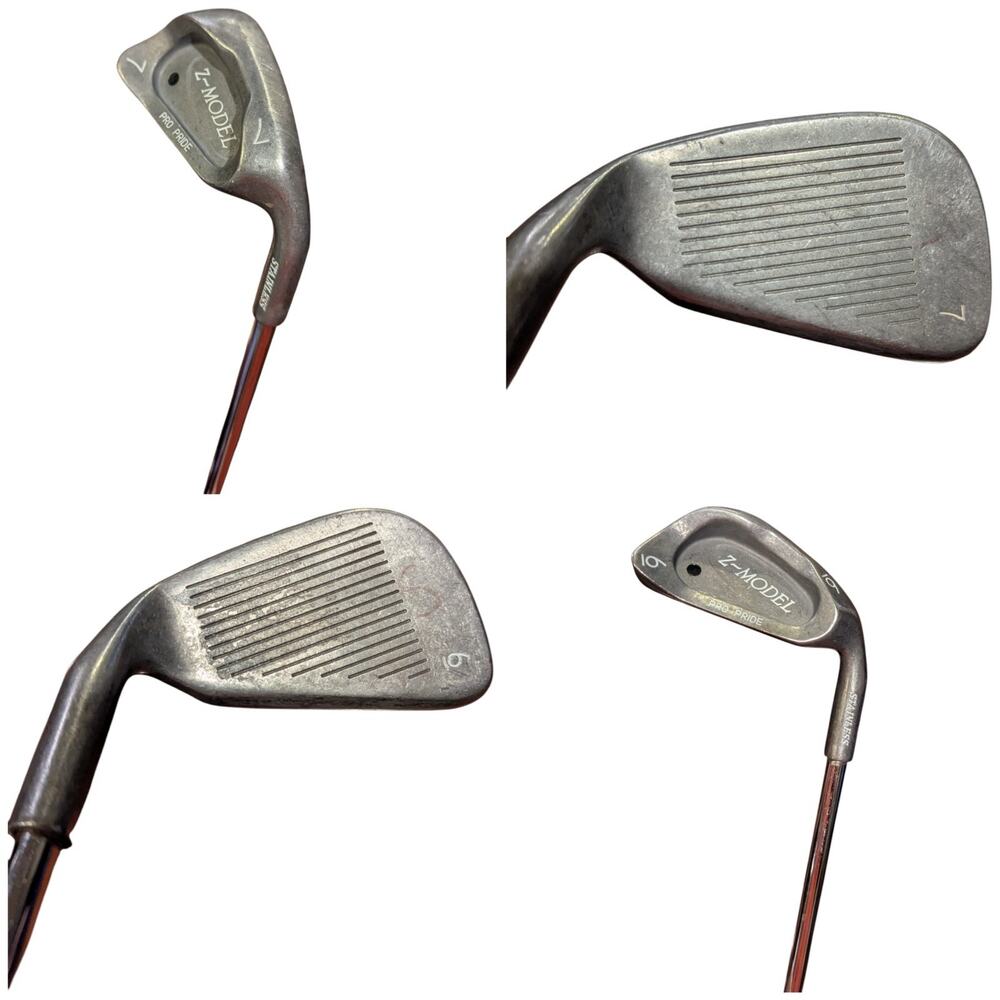 Ping Z Model 6 and 7 Iron Pro Pride Black Dot Irons Steel Shaft